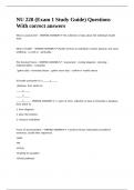 NU 220 &lpar;Exam 1 Study Guide&rpar; Questions With correct answers&period;