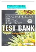 Pathology for the dental hygienist 7th edition by  Ibsen TESTBANK Chapter 1-10. QUESTIONS  WITH CORRECT AND VERIFIED ANSWERS.    ALREADY GRADED A+.
