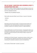 NR 442 EXAM 1 QUESTION AND ANSWERS LATEST &percnt; GUARANTEED PASS 2025