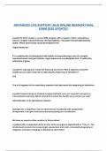 ADVANCED LIFE SUPPORT &lpar;ALS&rpar; ONLINE SESSION FINAL EXAM 2025 UPDATE&excl;&excl;
