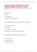 RBS FINAL EXAM 50 QUESTIONS WITH 100&percnt; CORRECT ANSWERS 2024&sol;2025 A&plus; SCORE