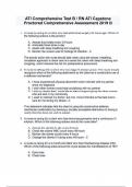 ATI Comprehensive Test B &sol; RN ATI Capstone Proctored Comprehensive Assessment 2019 B