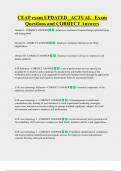 CEAP exam UPDATED   ACTUAL   Exam   Questions and CORRECT Answers 