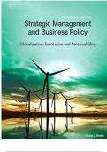 Test bank Strategic Management and Business Policy&colon; Globalization&comma; Innovation and Sustainability 15edition Thomas L Wheelen