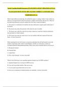 North Carolina Health Insurance EXAM 2025 LATEST UPDATED ACTUAL EXAM QUESTIONS WITH 100&percnt; RATED CORRECT ANSWERS 100&percnt; VERIFIED GET A&plus;