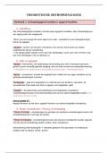 Samenvatting Het speelveld van de orthopedagogiek -  inleiding theoretische orthopedagogiek