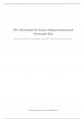 PSY 260 Module Six Soomo Webtext Answers and Chi-Square Quiz