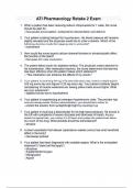 ATI Pharmacology Retake 2 Exam
