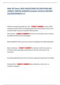 MHA 707 Exam C 2025 UPDATE&sol;PRACTICE QUESTIONS AND  CORRECT VERIFIED ANSWERS &lpar;complete solutions&rpar; ASSURED  SUCCESS&sol;GRADED A&plus;&excl;&excl;&excl;