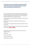 SLP Practice Praxis &lpar;Form 3&rpar; EXAM 2025 UPDATE&sol;PRACTICE  QUESTIONS AND CORRECT VERIFIED ANSWERS &lpar;complete  solutions&rpar; ASSURED SUCCESS&sol;GRADED A&plus;&excl;&excl;&excl;