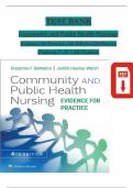 TEST BANK Community and Public Health Nursing&colon; Evidence for Practice&comma; 4th Edition &lpar;DeMarco&rpar;&comma; Chapters 1 - 25 &vert; All Chapters with Correct Answers