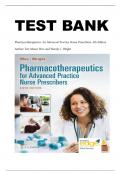 Test Bank &ndash; Pharmacotherapeutics for Advanced Practice Nurse Prescribers &lpar;6th Edition&comma; Woo & Wright&rpar; &vert; All 57 Chapters &vert; Verified Best Copy