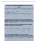 WGU D115 OA Tests Bundle Set