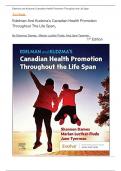 Test Bank - Edelman and Kudzma's Canadian Health Promotion Throughout the Life Span&comma; 1st Edition by Shannon Dames&vert; All Chapters&comma; latest edition 2025