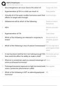 A&P 2 Final Exam 2025 Latest Questions and Answers &lpar;Verified by Expert&rpar;