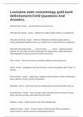 Louisiana state cosmetology gold book definitions&sol;ch7&sol;ch9 Questions And Answers&period;