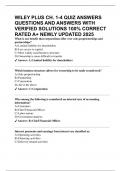 WILEY PLUS CH&period; 1-4 QUIZ ANSWERS QUESTIONS AND ANSWERS WITH VERIFIED SOLUTIONS 100&percnt; CORRECT RATED A&plus; NEWLY UPDATED 2025
