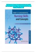 Test Bank for Timby's Fundamental Nursing Skills and Concepts 13th Edition By Donnelly-Moreno and Timby | Chapters 1-38 