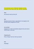 PSA AIRLINES FLIGHT ATTENDANT TRAINING &lpar;ACTUAL  2025&sol;2026&rpar; EXAM QUESTIONS AND VERIFIED ANSWERS