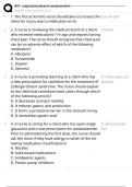 ATI - capstone pharm assessment
