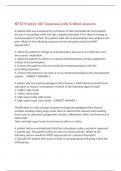 NPTE Practice 387 Questions with Verified Answers&comma;100&percnt; CORRECT