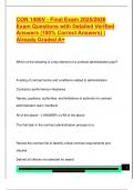 CON 1400V - Final Exam 2025&sol;2026  Exam Questions with Detailed Verified  Answers &lpar;100&percnt; Correct Answers&rpar; &vert;  Already Graded A&plus;