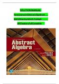  Solution Manual for A First Course in Abstract Algebra &lpar;Latest Edition&rpar; by John B&period; Fraleigh &ndash; Complete Solutions to All Chapters