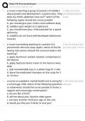 Peds ATI Proctored Exam