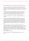NPTE Practice Exams 132 Questions with Verified Answers&comma;100&percnt; CORRECT
