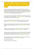 NURB 3050 TEST 2&colon; INFECTIONS QUESTIONS AND ANSWERS LATEST UPDATED 2024&sol;2025 A COMPLETE EXAM SOLUTION WITH CORRECT VERIFIED&sol;DETAILED BEST GRADED A&plus; FOR SUCCESS