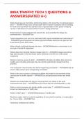 IMSA TRAFFIC TECH 1 QUESTIONS & ANSWERS&lpar;RATED A&plus;&rpar;