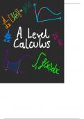 A-level maths summary notes for integration and differentiation-calculus