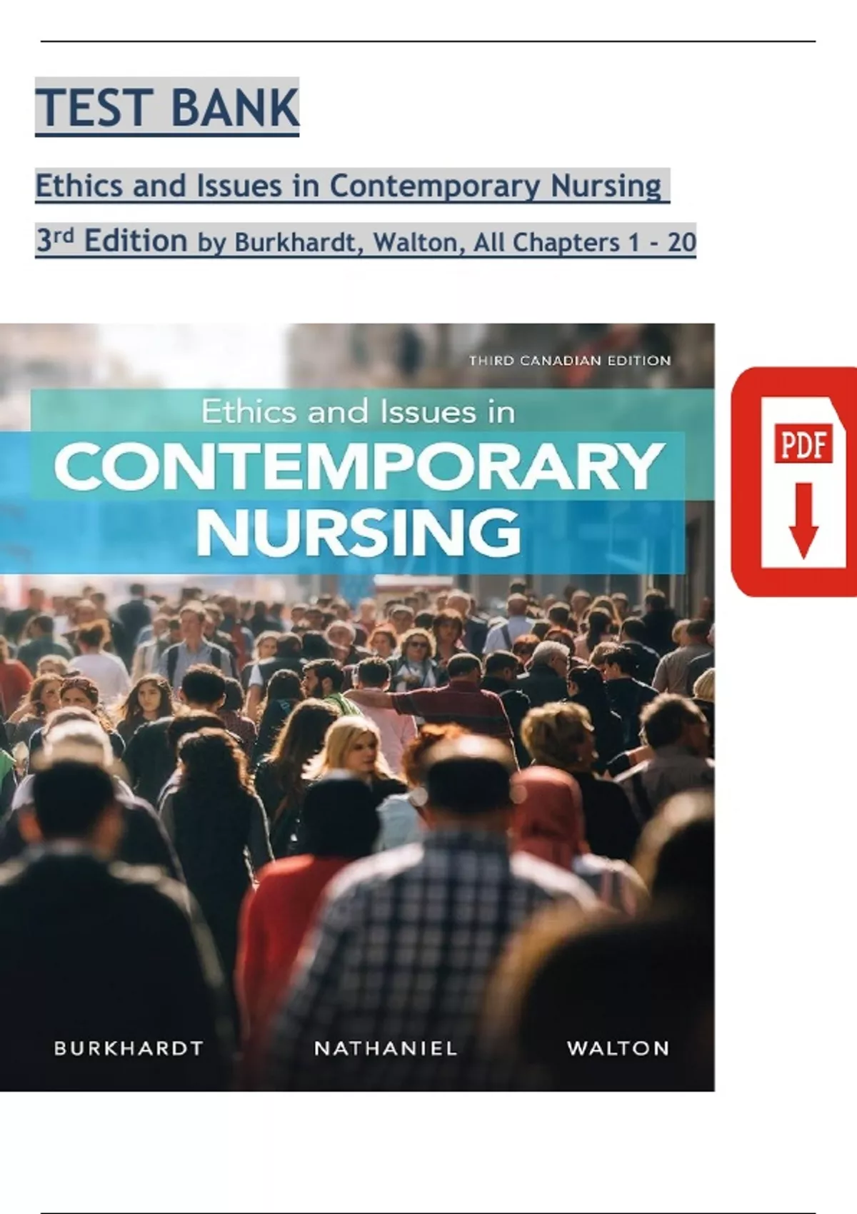 TEST BANK Ethics and Issues in Contemporary Nursing 3rd Edition by ...