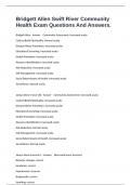 Bridgett Allen Swift River Community Health Exam Questions And Answers&period;
