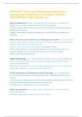 HLTH 305 - Final Exam 2025 update&vert;comprehensive questions and verified answers &lpar;complete solutions&rpar; ASSURED SUCCESS&vert;GRADE A&plus;&excl;&excl;