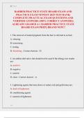BARBER PRACTICE STATE BOARD EXAM AND  PRACTICE EXAM NEWEST 2025 TEST BANK&vert;  COMPLETE 250 ACTUAL EXAM QUESTIONS AND  VERIFIED ANSWERS &lpar;100&percnt; CORRECT ANSWERS&rpar;  ALREADY GRADED A&plus;&vert; BARBER PRACTICE STATE  BOARD EXAM PREP&vert;&vert; BRAND NEW&excl;&excl;