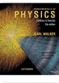 Solutions for Principles of Physics&comma; Extended&comma; International Adaptation&comma; 12th Edition Halliday &lpar;All Chapters included&rpar;