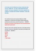 AYPO REAL ESTATE PRINCIPLES FINAL EXAM 2025&sol;&sol;2026  ACTUAL COMPLETE 150 REAL EXAM QUESTIONS AND  CORRECT DETAILED ANSWERS TOP RATED VERSION FOR  ALREADY A GRADED WITH EXPERT FEEDBACK &vert; NEW AND  REVISED &period;