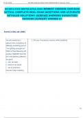 NYS EMT-B STATE WRITTEN ACTUAL EXAM NEWEST VERSION 20252026  ACTUAL COMPLETE REAL EXAM QUESTIONS AND ACCURATE  DETAILED SOLUTIONS VERIFIED ANSWERS GURANTEED  SUCCESS &vert;ALREADY GRADED A&plus;