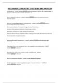MED ADMIN EXAM 4 TSTC QUESTIONS AND ANSWERS&period;