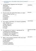 ENTOMOLOGY&colon; CDE BANK &lpar;TEST&rpar; WITH CORRECT ANSWERS