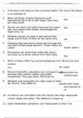 Biol 1902 Final Practice Questions And Correct Answers