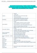 OCC Anatomy and physiology - EXAM 1 &lpar;2025&rpar; TEST BANK  comprehensive questions and verified detailed solutions ALREADY A&plus;  GRADED HIGHLY RECOMMENDED&vert;100&percnt; CORRECT&excl;&excl;