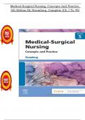 Test Bank For Medical-Surgical Nursing&comma; Concepts And Practice&comma; 5th Edition By Stromberg&comma; Complete &lpar;Ch 1 To 49&rpar; In PDF