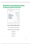 WGU D028 AJM3 Task 1&colon; Advanced Health Assessments of Patients and Populations &vert;Latest Update with Complete Solution