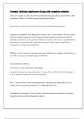 Georgia Pesticide Applicators Exam Questions and Answers 100&percnt; Correct