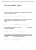 Macroeconomics Exam 2 Questions And Answers Distinction Guaranteed&period;