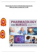 Test Bank For Pharmacology For Nurses-A Pathophysiologic Approach&comma;7th Edition By Adams&comma; Complete &lpar;Ch 1 To 50&rpar; In PDF