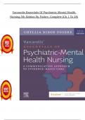 Test Bank For Varcarolis Essentials Of Psychiatric Mental Health Nursing 5th Edition By Fosbre&comma; Complete &lpar;Ch 1 To 28&rpar; In PDF