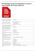 MA Hoisting License Test Questions & Answers Latest Update &lpar;81 Terms in this set&rpar;